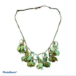 Patina Green‎ Copper Fairycore Boho Necklace